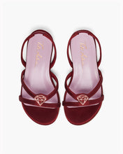 Load image into Gallery viewer, Adesa Sandal Satin - Bordeaux
