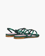 Load image into Gallery viewer, Adesa Sandal Satin - Emerald
