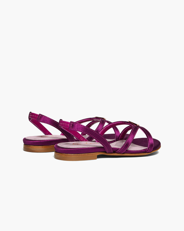 Adesa Sandal Satin - Plum