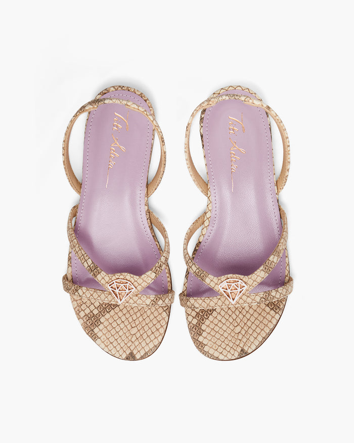 Adesa Sandal Snakeskin