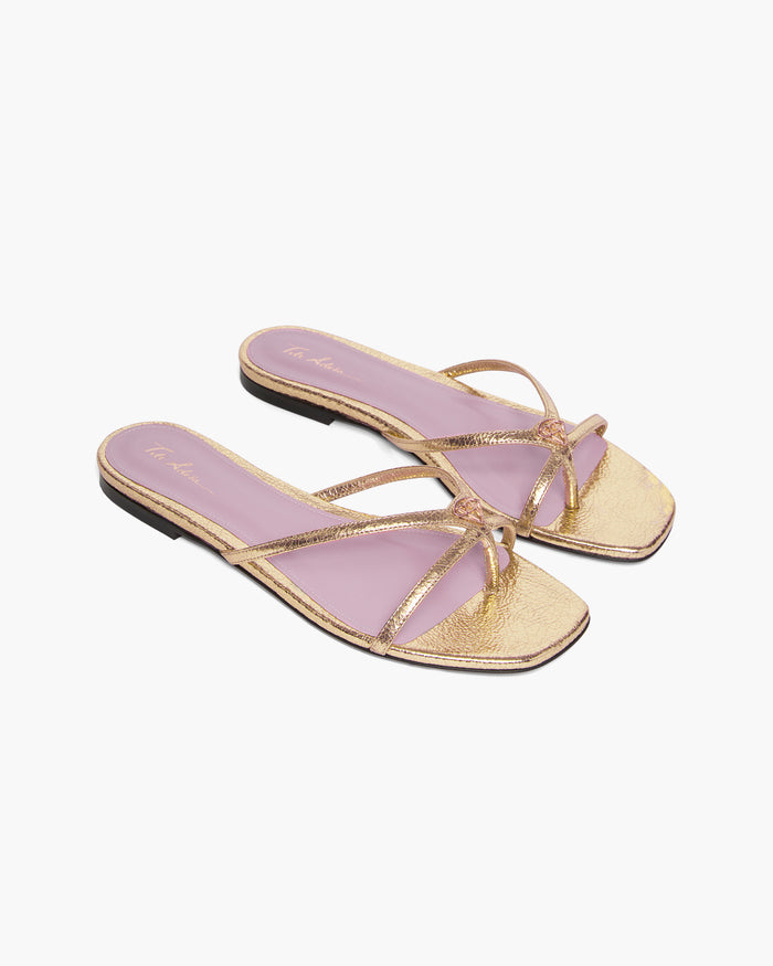 Adesa 05 Flat Nappa - Gold