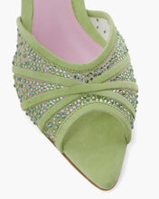 Load image into Gallery viewer, BRIA 10 FLAT SUEDE STRASS - MINT
