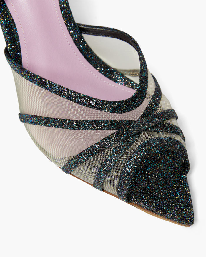 BRIA 90 GLITTER - Blue-Black