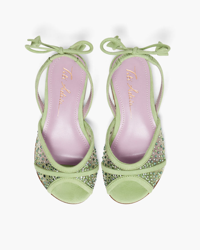 Bria Sandal Strass - Mint