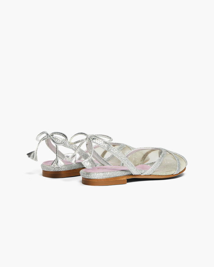 Bria Sandal Glitter - Silver