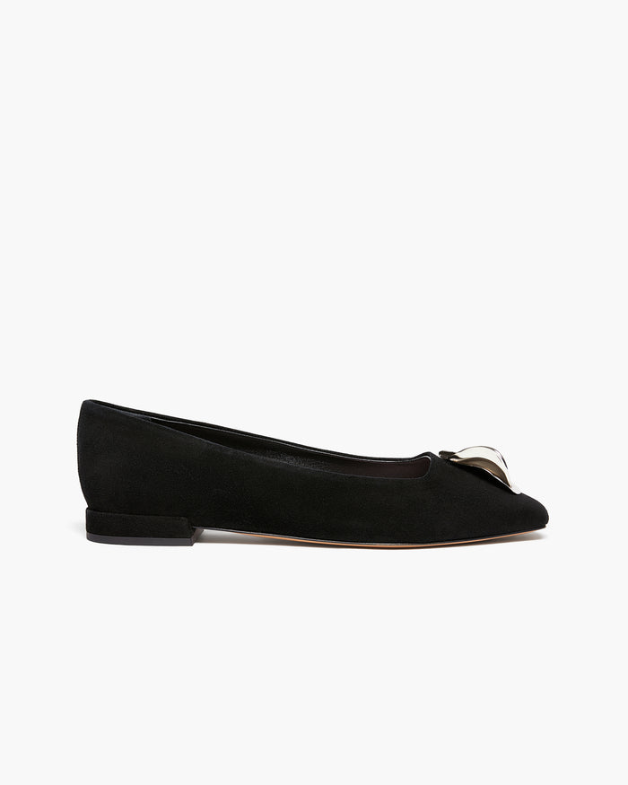 Égó 15 Ballerina Suede - Black