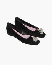 Load image into Gallery viewer, Égó 15 Ballerina Suede - Black
