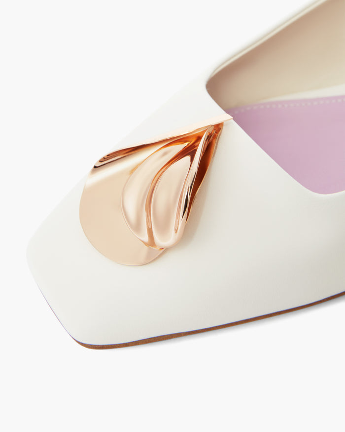 Égó 15 Ballerina Nappa - Ivory