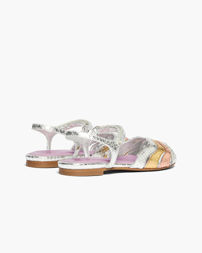Jadèsola Sandal - Multi-Metallic